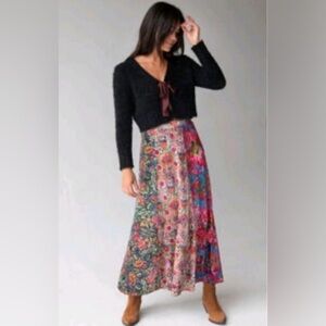 NATURAL LIFE velvet skirt